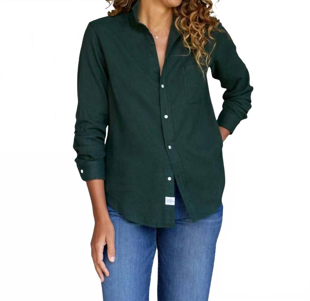 NEW FRANK & EILEEN eileen waverly nyc button-up shirt in green